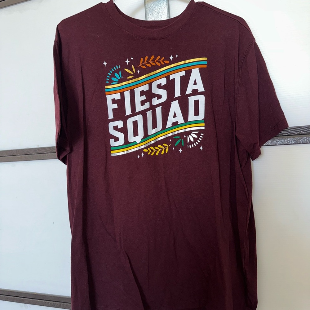 Fiesta Squad Maroon Graphic Tee